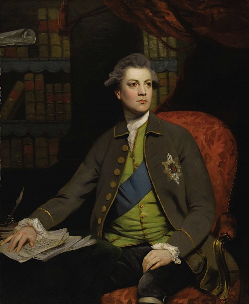 Joshua Reynolds Portrait of Henry Howard Wandbild