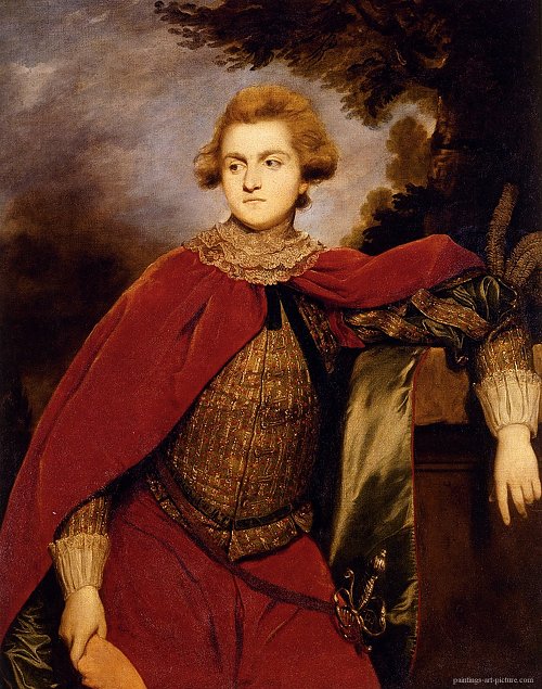 Joshua Reynolds Portrait of Lord Robert Spencer Wandbild