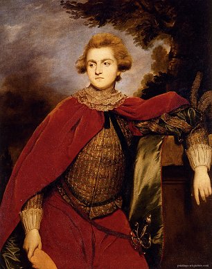 Joshua Reynolds Portrait of Lord Robert Spencer Wandbild