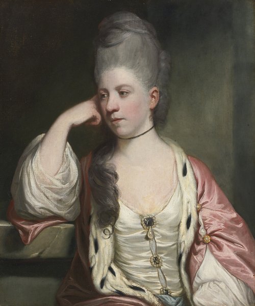 Joshua Reynolds Portrait of Miss Anne Mead Wandbild