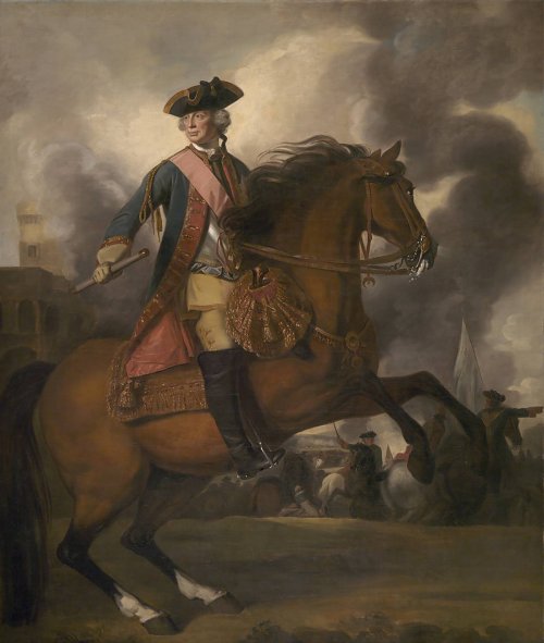 Joshua Reynolds Reiterportraet des John Ligonier 1st Earl Ligonier Wandbild