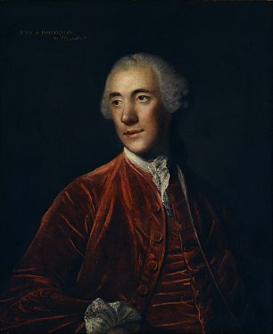 Joshua Reynolds Robert d Arcy 4th Earl of Holderness Wandbild