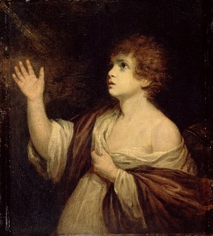 Joshua Reynolds The Calling of Samuel Wandbild