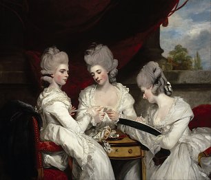 Joshua Reynolds The Ladies Waldegrave Wandbild