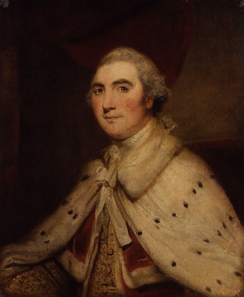 Joshua Reynolds William Petty 1st Marquess of Lansdowne Wandbild