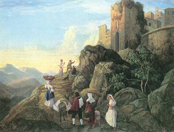 Ludwig Richter Civitella Wandbild