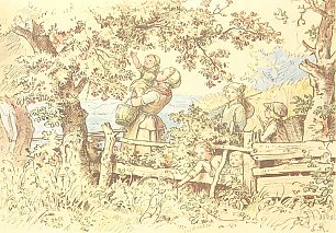 Ludwig Richter Sommerlied Wandbild