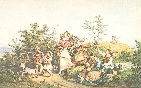 Ludwig Richter Sommerlust Wandbild