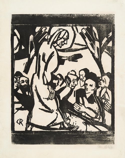 Christian Rohlfs Bergpredigt Wandbild