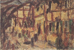 Christian Rohlfs Gasse in Soest Wandbild