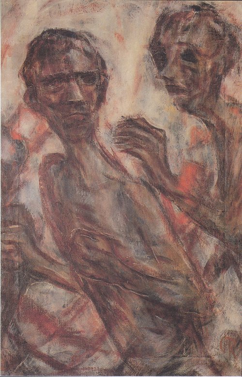 Christian Rohlfs Gehetzter Wandbild