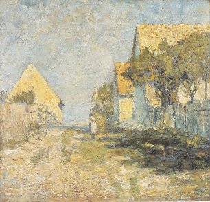 Christian Rohlfs Sonnige Haeuser Wandbild