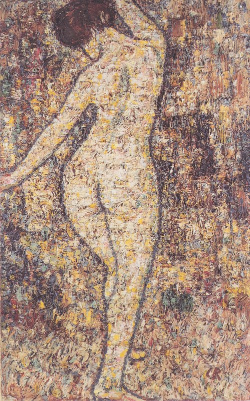 Christian Rohlfs Weiblicher Rueckenakt Wandbild