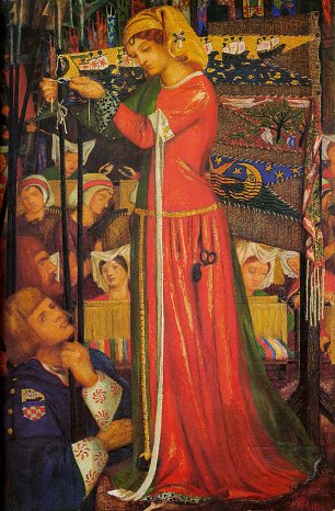 Dante Gabriel Rossetti Before the Battle Wandbild