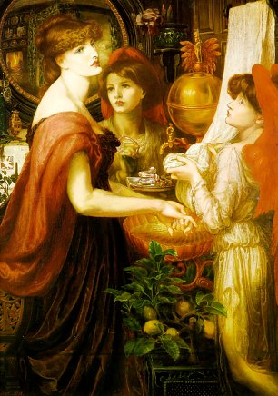 Dante Gabriel Rossetti The Beautiful Hand Wandbild