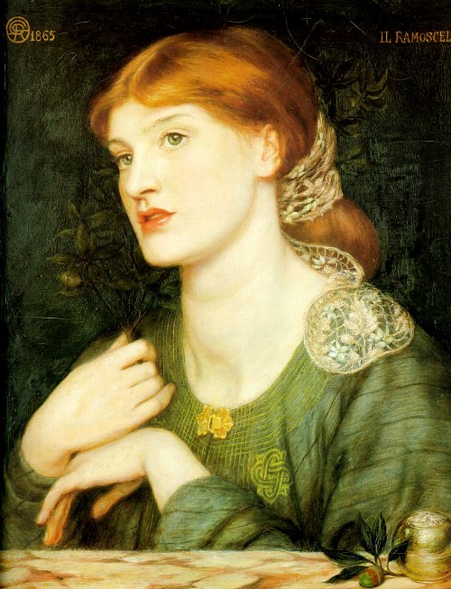 Dante Gabriel Rossetti The Twig Wandbild