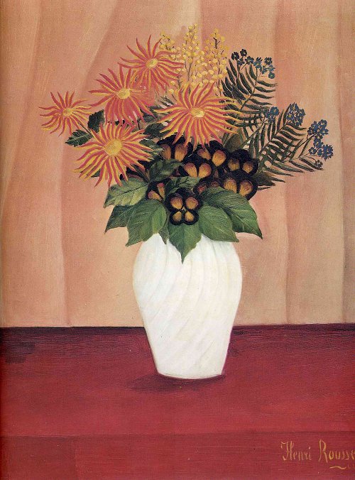 Henri Rousseau Bouquet of flowers Wandbild