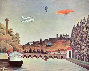 Henri Rousseau Bruecke in Sevres Wandbild