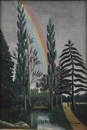 Henri Rousseau Der See von Daumesnil Gewitterstimmung Wandbild