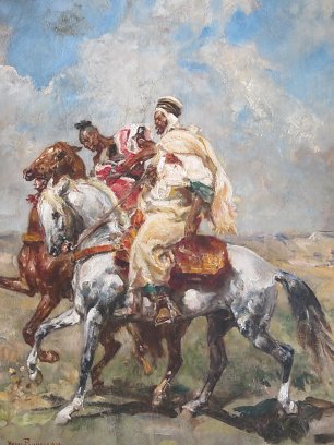 Henri Rousseau Los guerreros arabes Wandbild