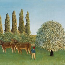 Henri-Rousseau-Meadowland-The-Pasture
