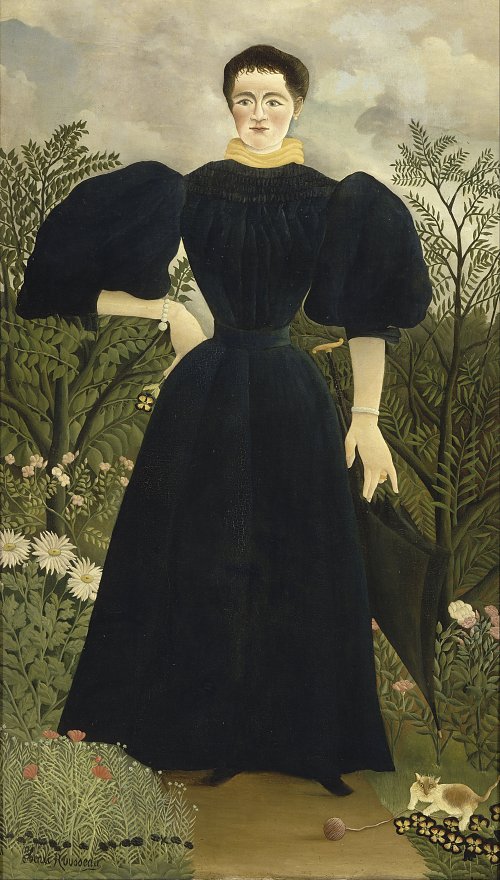 Henri Rousseau Portrait de Madame M Wandbild