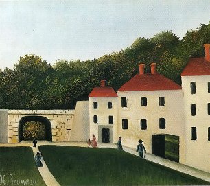 Henri Rousseau Promeneurs dans un Parc Wandbild