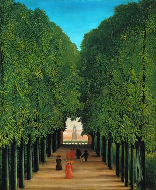 Henri Rousseau The Avenue in the Park at Saint Cloud Wandbild