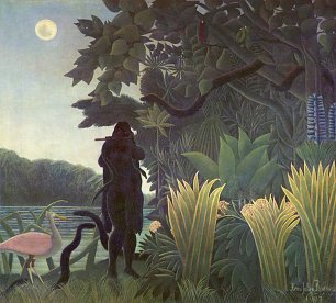 Henri Rousseau The Snake Charmer Wandbild