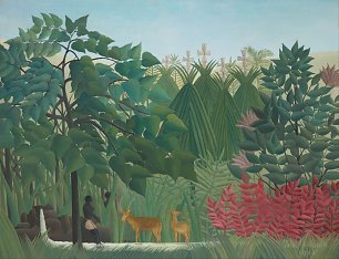 Henri Rousseau The Waterfall Wandbild