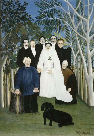 Henri Rousseau The Wedding Party Wandbild
