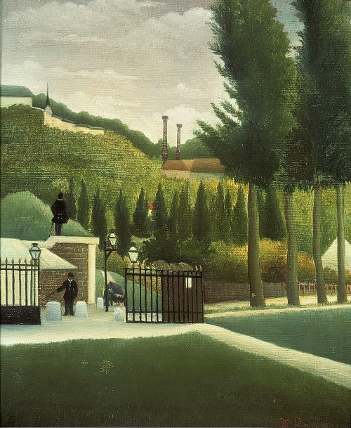 Henri Rousseau Toll Gate The Customs Post Wandbild
