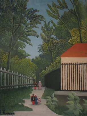 Henri Rousseau View of Montsouris Park Wandbild