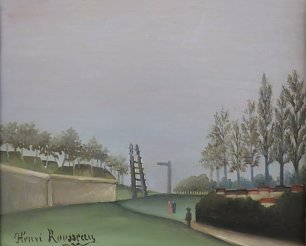 Henri Rousseau View of the Fortifications from the Porte de Vanves Wandbild