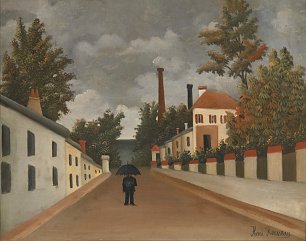 Henri Rousseau Vue des environs de Paris Wandbild