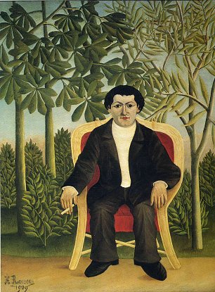 Henri Rousseau portrait of joseph brummer Wandbild