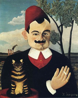 Henri Rousseau portrait of pierre loti Wandbild