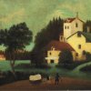 Henri-Rousseau-wagon-in-front-of-the-mill