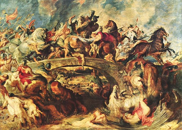 Rubens Amazonenschlacht Wandbild