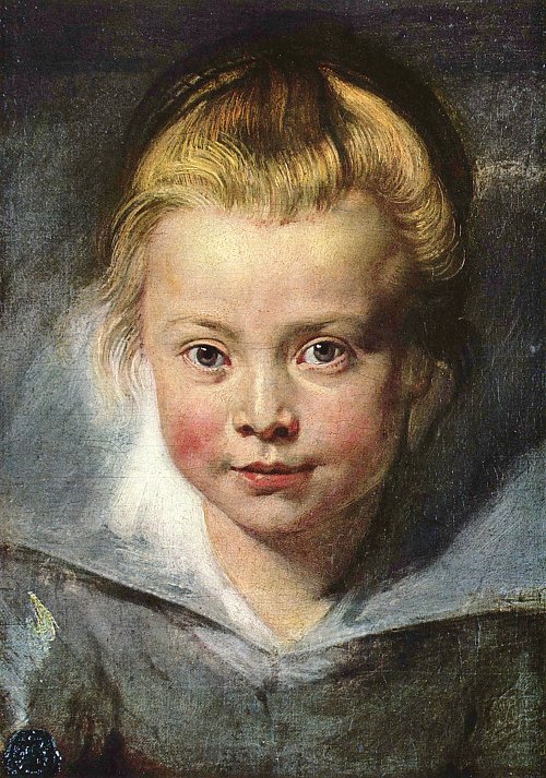 Rubens Ein Kinderkopf Clara Serena Rubens Wandbild