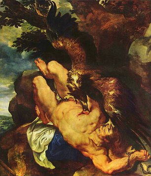 Rubens Gefesselter Prometheus Wandbild