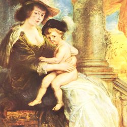 Rubens-Helene-Fourment-mit-ihrem-erstgeborenen-Sohn