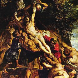 Rubens-Kreuzaufrichtung-Triptychon-Mitteltafel-Kreuzaufrichtung