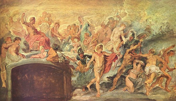Rubens Medici Zyklus Die Bluete Frankreichs Skizze Wandbild