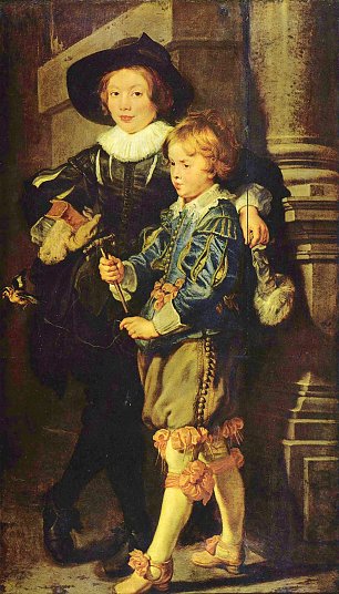 Rubens Portrait von Albert und Nicolas Soehne des Kuenstlers Wandbild