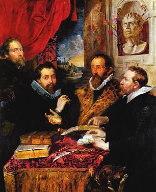 Rubens Vier Philosophen Wandbild