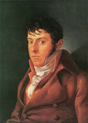 Philipp Otto Runge Bildnis Friedrich August von Klinkowstroem Wandbild