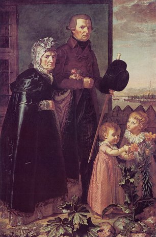 Philipp Otto Runge Die Eltern des Kuenstlers Wandbild