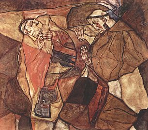 Egon Schiele Agonie Der Todeskampf Wandbild