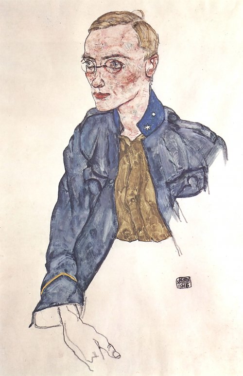 Egon Schiele Freiwilliger Gefreiter Wandbild